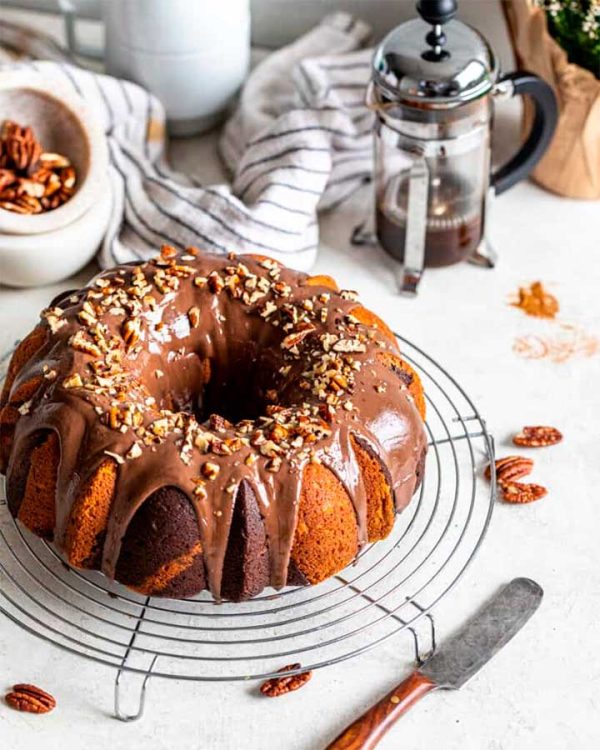 Coffee pound cake